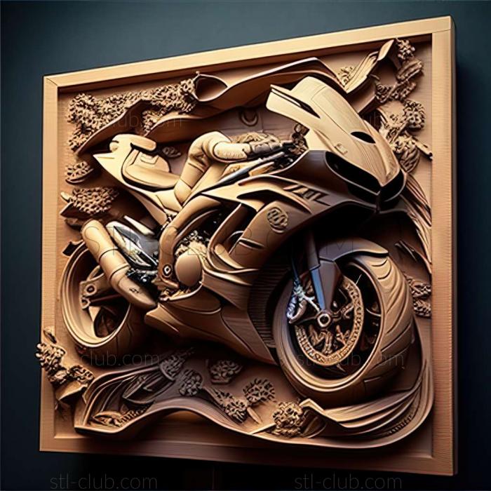 3D модель Yamaha YZF R1 (STL)